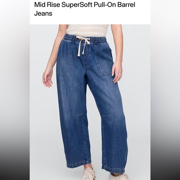 GAP Denim - Gap Women's Super Soft Barrel Jeans